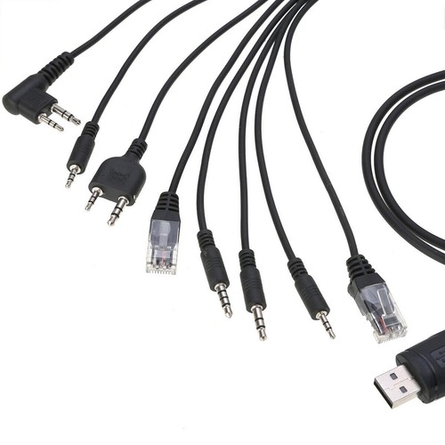 8in1 USB Programming Cable Cord With CD For Baofeng Motorola Kenwood HYT Radio D - Picture 14 of 24