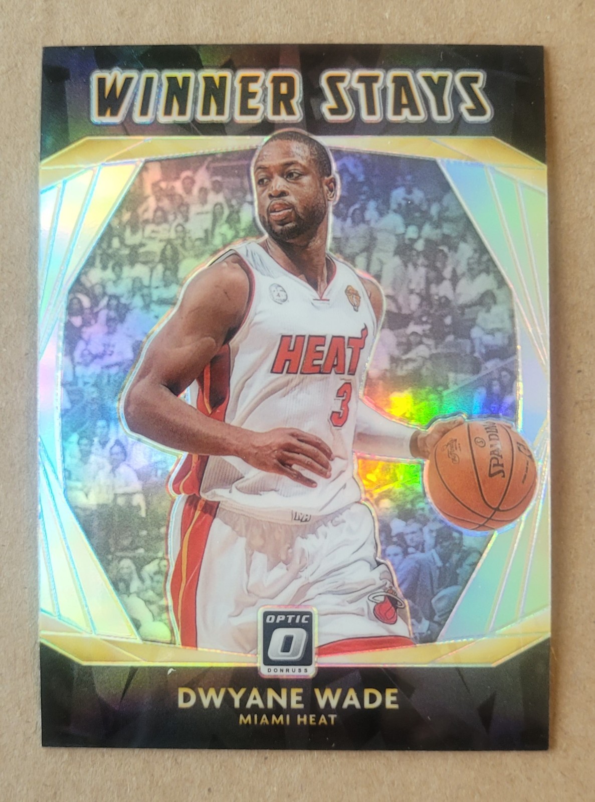 2020-21 Panini Donruss Optic - Winner Stays Dwyane Wade #16 Holo Prizm