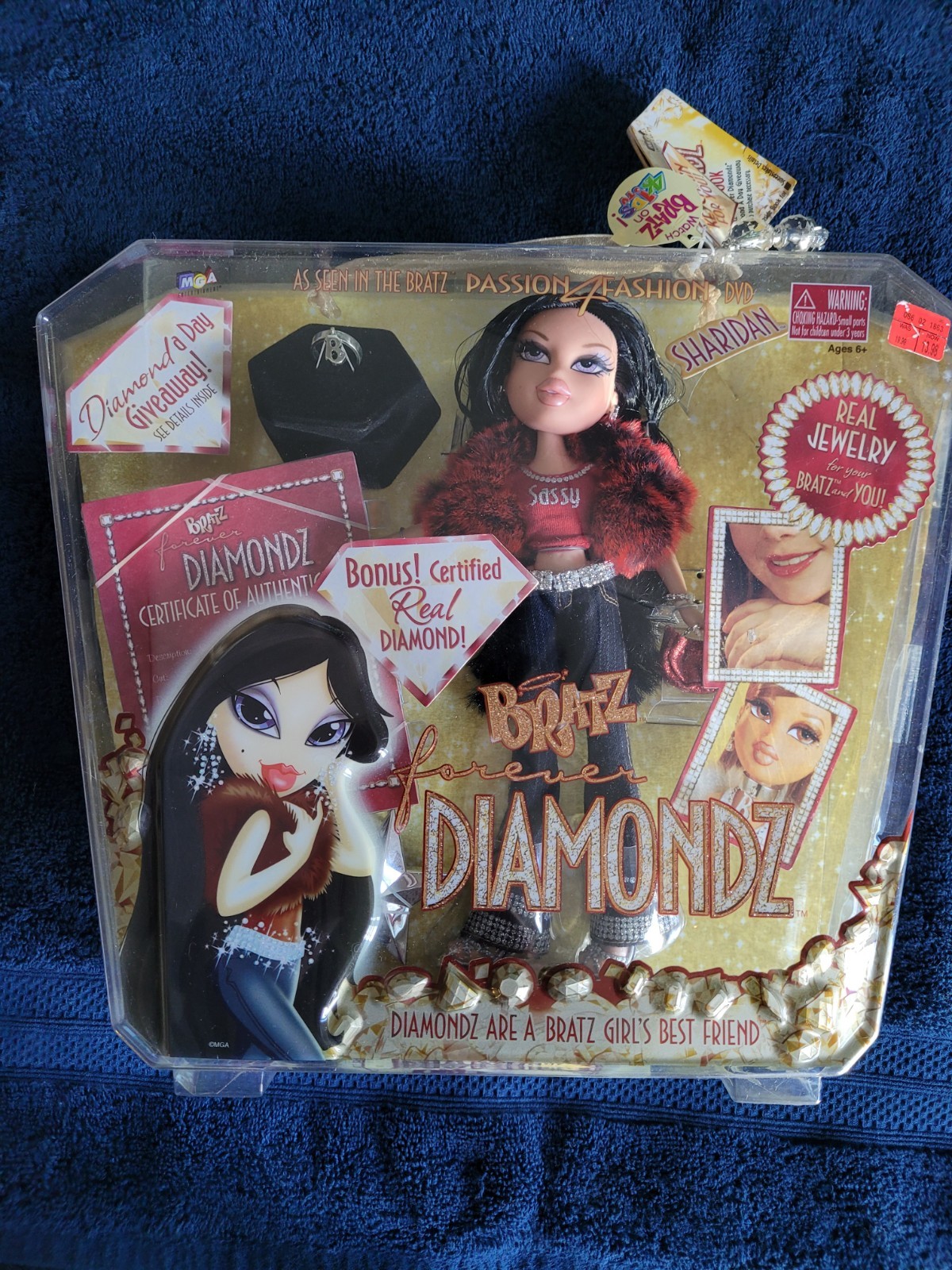 New 2006 Forever Diamondz Sharidan Bratz Doll. Box A Little 