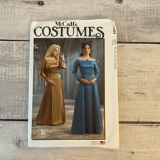 McCalls 8424 Sewing Pattern Dress Costume Renaissance Medieval 18-26 UNCUT