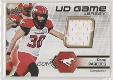 2021 Upper Deck CFL UD Game Jersey Rene Paredes #UD-RP o1h