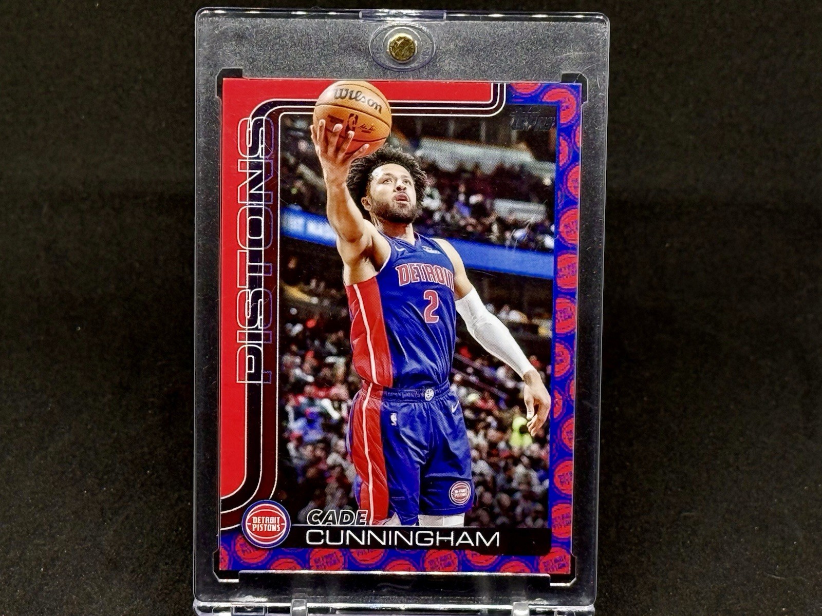 2025-26 Topps - Cade Cunningham #40 Team Color Border SSP Pistons