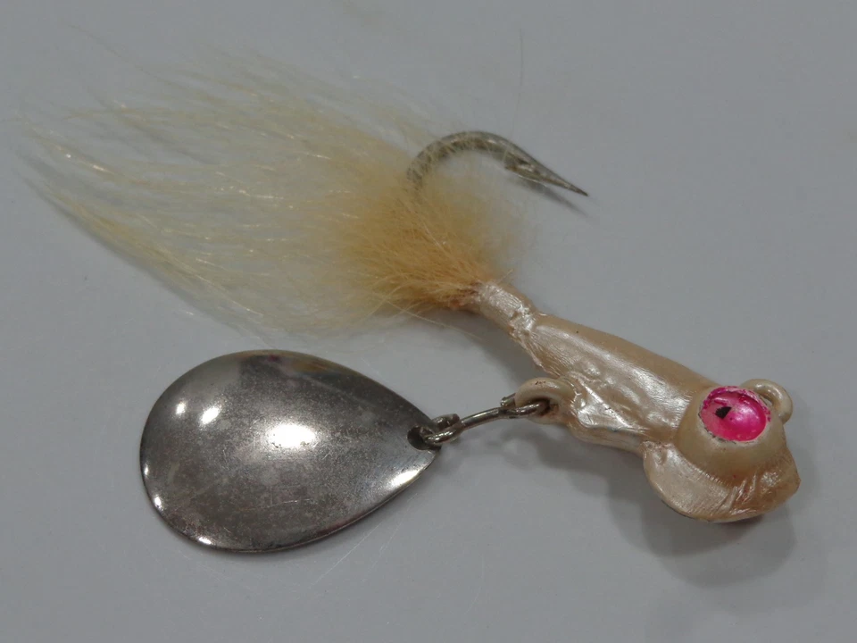 SEÑUELO DE PESCA VINTAGE AÑOS 50 TONY ACCETTA "JIGAROO" E INSERTO ORIGINAL ¡DEBES VERLO!! Foto 2 de 4