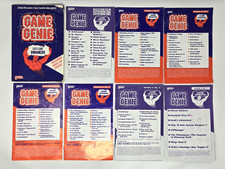 Nintendo NES Game Genie Code Book Lot Manuals Code Updates Galoob Vintage