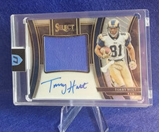 2023 Select Torry Holt Jumbo Signature Swatch Silver Prizm #JSS-TH 80/99