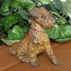 Rare Hubley Wire Hair Fox Terrier Bookend Paperweight Doorstop Cast Iron Figure