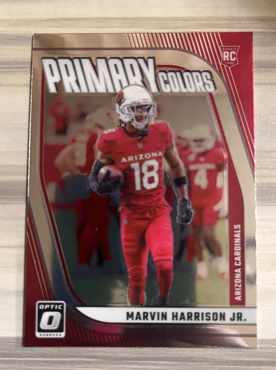 Marvin Harrison Jr. 2024 Donruss Optic #5 Rookie Primary Colors