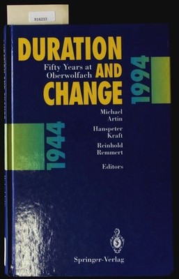 Duration and change. Fifty years at Oberwolfach. Artin, Michael: