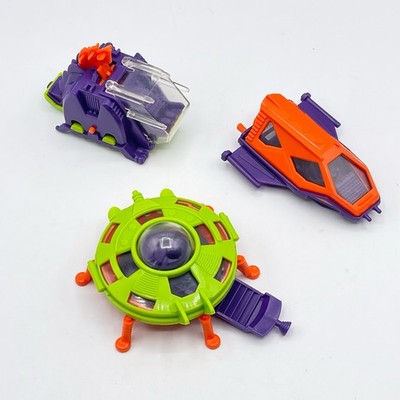 Vintage Bruder Astro Space UFO Figure Vehicles 80s Sci-Fi Rocket Robot Lot 3x
