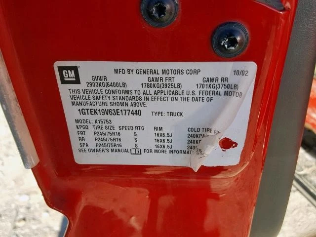 Used Engine Complete Assembly fits: 2003 Gmc Sierra 1500 pickup 4.8L VIN V 8th d Foto 4 de 4