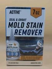 Active Mold Stain Remover Cleaner Seal Grout Deep Clean Heavy Duty Cleaner 7oz