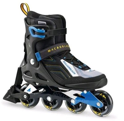 Rollerblade Macroblade 80 ABT Skates - Blue/Silver USM 8.0