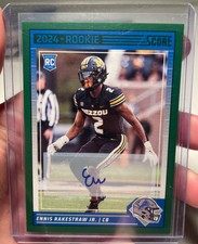 2024 Panini Score Ennis Rakestraw Jr. Rookie Green Autograph! #335! Lions!