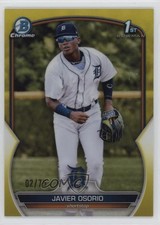 2023 Bowman Chrome Prospects Yellow Refractor 2/75 Javier Osorio #BCP-4 d4v