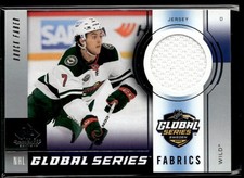 2024-25 SP Game Used Global Series Sweden Fabrics Brock Faber #GSF-BF
