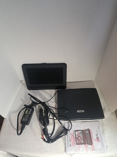Lettore DVD portatile Cinematix Slimline 9" con accessori funziona benissimo! *Pls Leggi - Foto 8 di 12