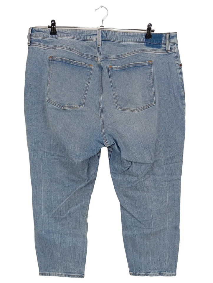 ABERCROMBIE & FITCH Straight-Leg Jeans Damen Jeans Gr. DE 52 blau Casual-Look - Bild 2 von 4