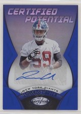 2018 Certified Potential Signatures Mirror Blue 30/50 Lorenzo Carter Auto 4ac