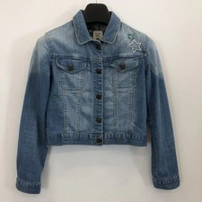 Sunday Island Cropped Denim Jacket Size 85