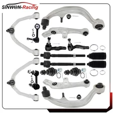 16X For 2003-2009 Nissan 350Z Front Upper & Lower Control Arm Tie Rod Suspension