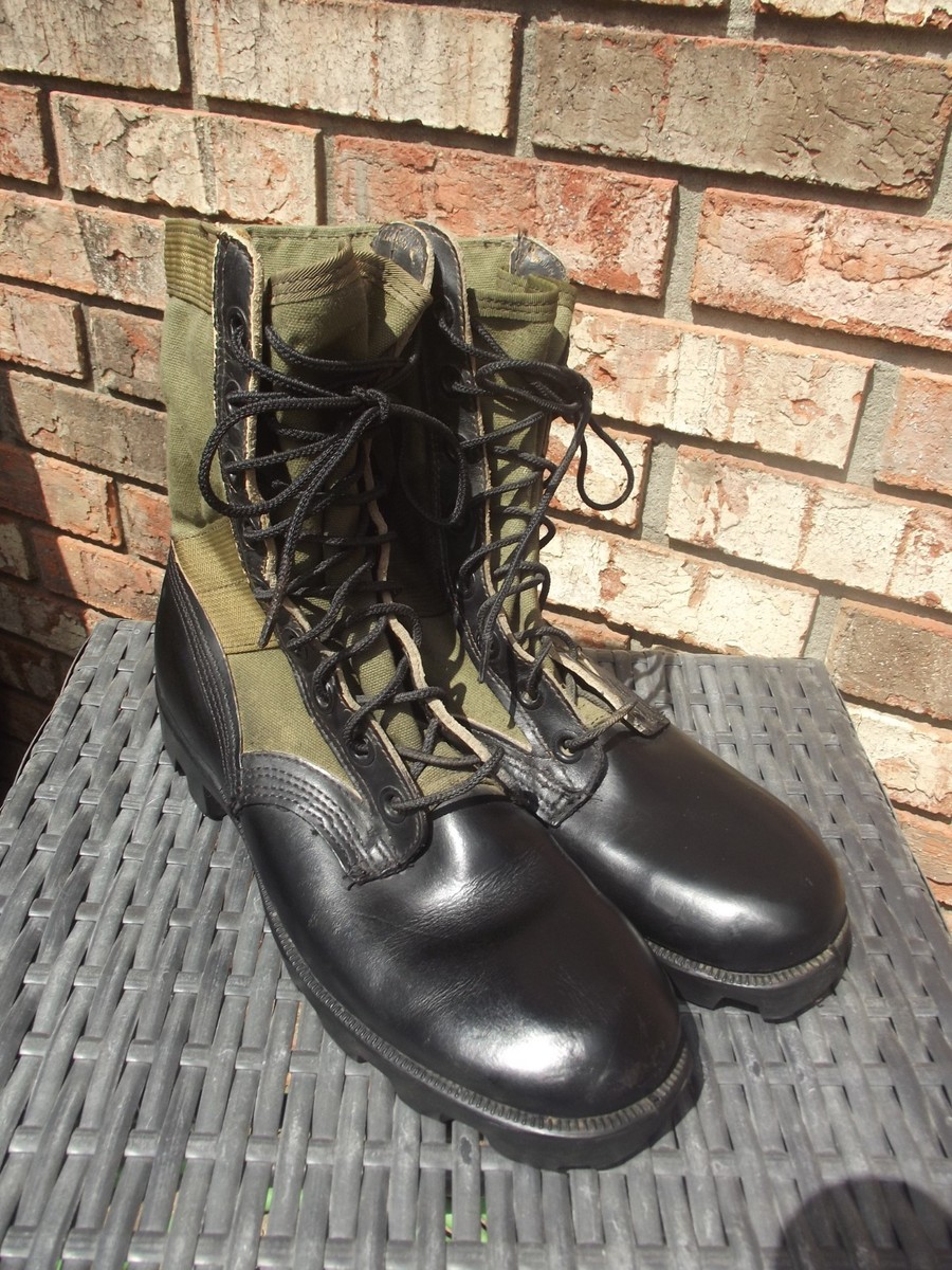 Vintage 80s Ro-Search Jungle Combat Boots Spike Protect  display picture 1
