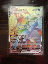Glaceon VMAX 208/203 Rainbow Rare Pokemon TCG Evolving Skies on eBay