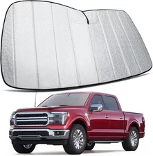 Windshield Sun Shade for Ford F-150 2021-2024 2025 26 Window Sunscreen Sunshade