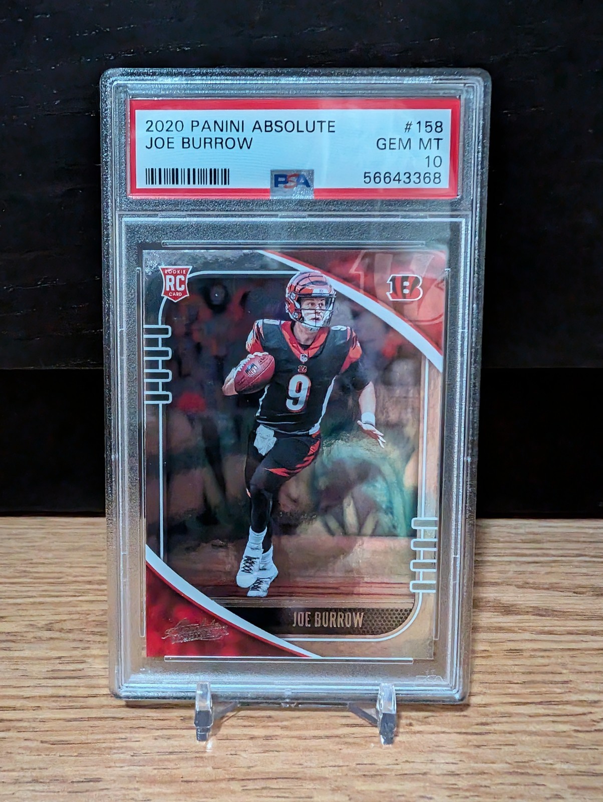 2020 Joe Burrow Panini Absolute Rookie (RC) #158 PSA 10 GEM MT 💎