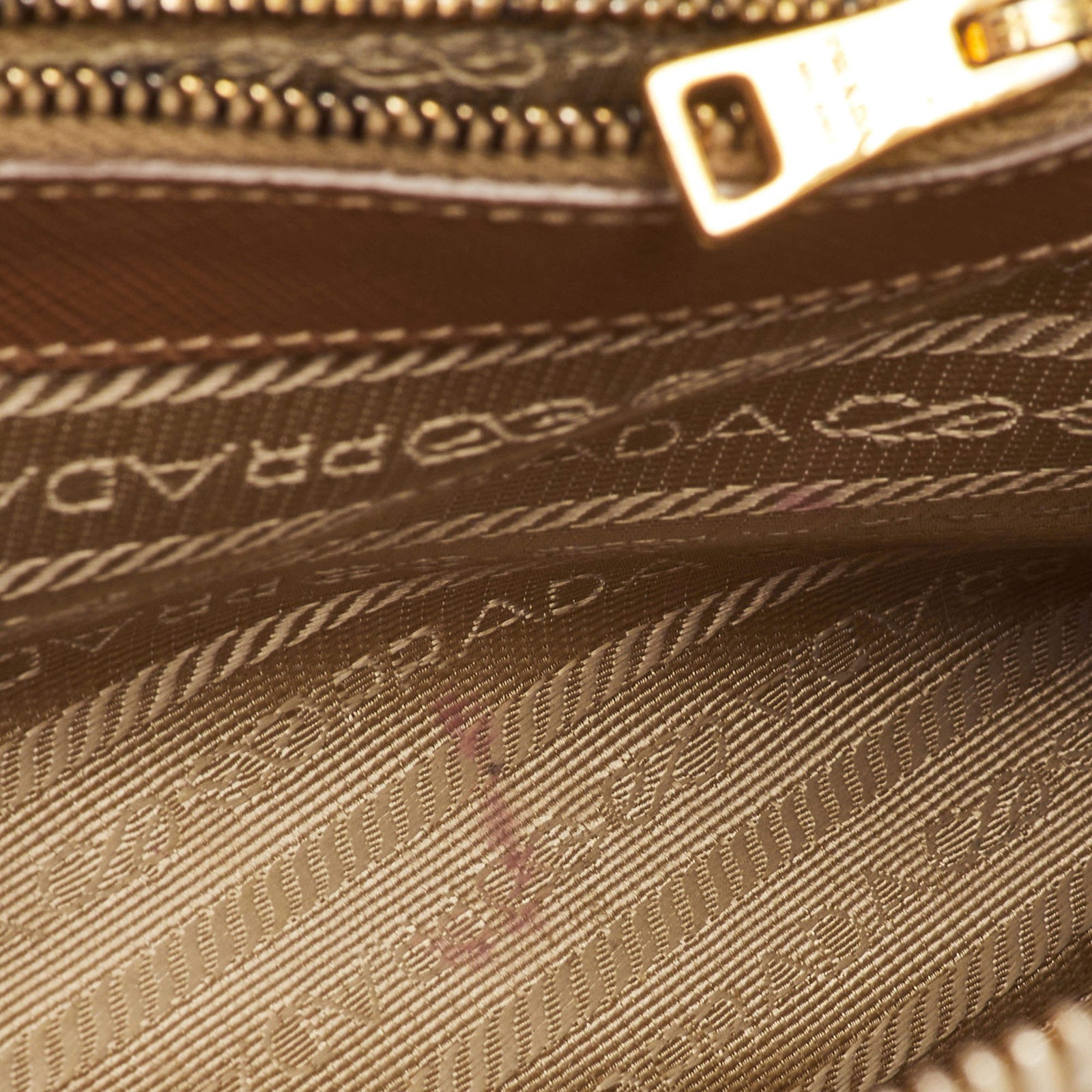 Prada Promenade Small Brown Saffiano Lux Leather Satchel thumbnail 18