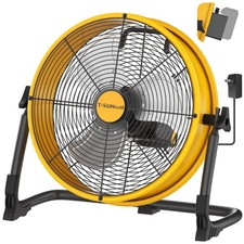 Battery Operated Floor Fan 12 Inch For Dewalt 20V Max Portable