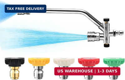 #ad #ad Foam Cannon Dual Connector Accessory Pressure Washer Double Tip Attachment for $17.36