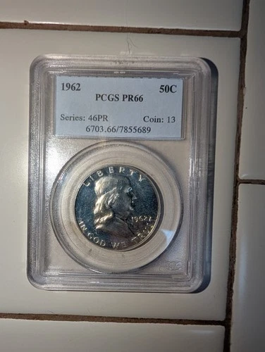 1962 Franklin Half Dollar PCGS PR66