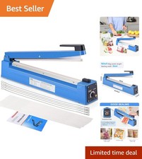 Durable Manual Heat Sealer for Plastic Bags – 400mm Compact Food Sealing Solu...