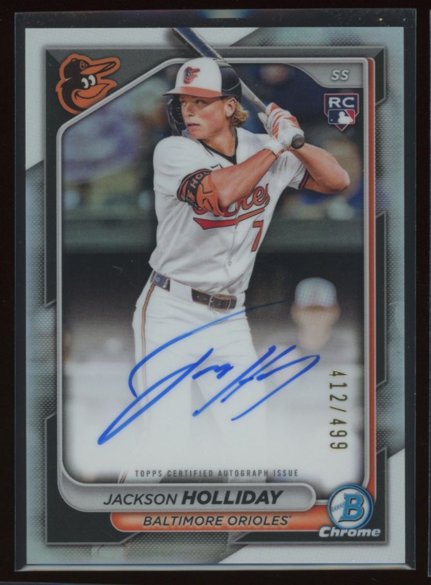 Jackson Holliday Autograph