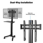 Yescom NexusX Presenter Rolling TV Stand Mobile TV Cart for 32" to 65" Screen — photo 6