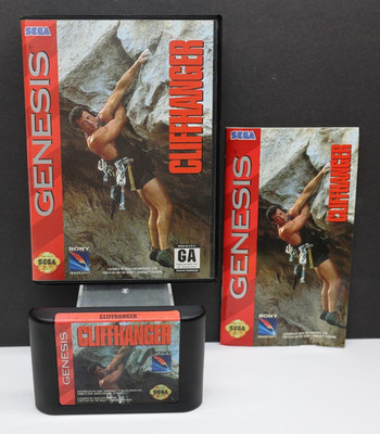 Cliffhanger Sega Genesis 1993 CIB Tested Cleaned