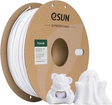 eSUN White PLA Filament, 3D Printing PLA Lite Filament 1.75mm Dimensional Accura