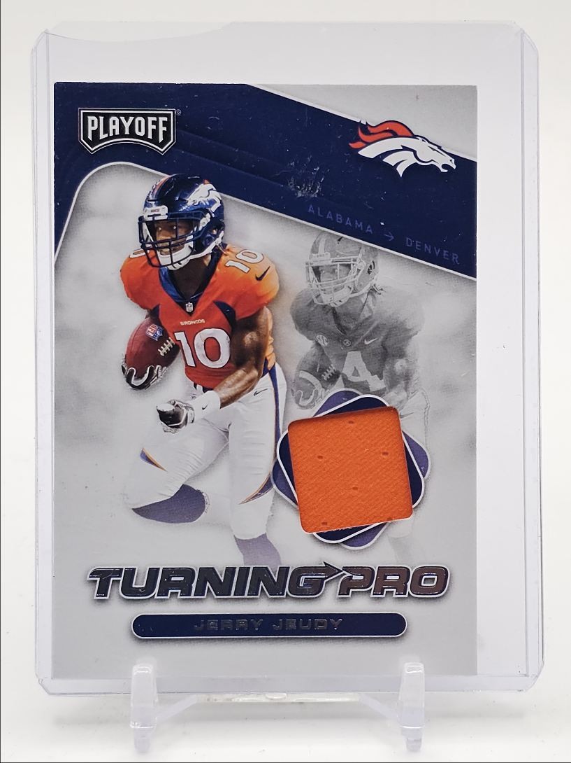 Jerry Jeudy Panini Playoff Turning Pro Memorabilia #TP6 Base