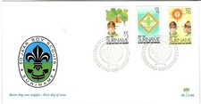 Suriname 1974 FDC - 50ème Anniversaire Boy Scouts, Scoutisme au Suriname - wc385