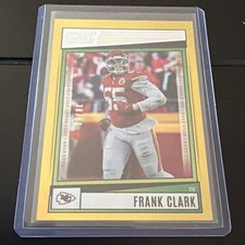 2022 Score Gold Zone /50 Frank Clark #118 Kansas City Chiefs