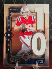 2024 Panini Select - Select Numbers Drake Maye #20 (RC)
