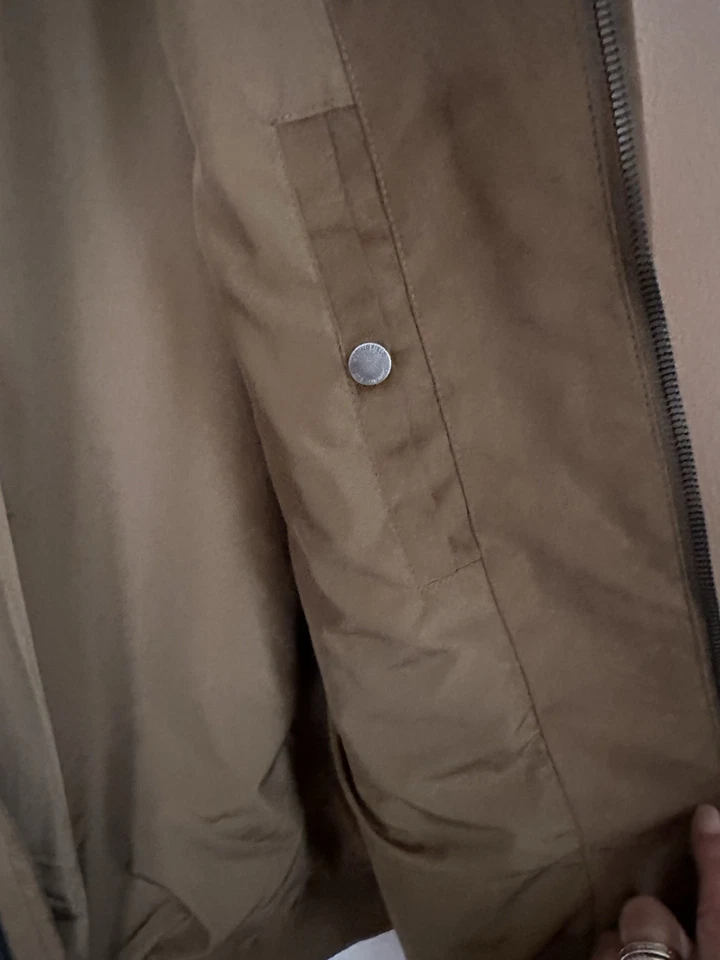 Modische Springfield Bomberjacke , Blouson Gr. L Braun - Bild 4 von 4