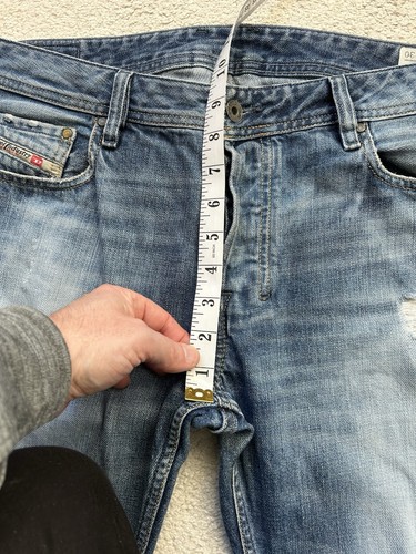 Jeans Diesel Zatiny 008LD para hombre pre desgastados vintage W32 L30 (D4669) - Imagen 6 de 13