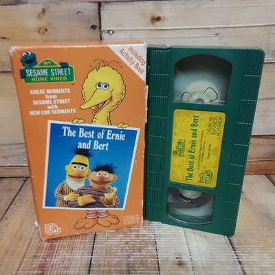 The Best Of Ernie And Bert VHS Used Sesame Full Flap (Torn)