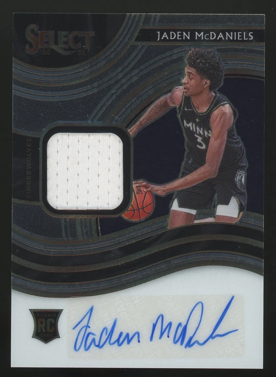 2020-21 Panini Select - Jaden McDaniels #RJA-JAD for sale | eBay