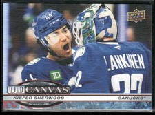 2025-26 Upper Deck Kiefer Sherwood UD Canvas #C-82 Vancouver Canucks