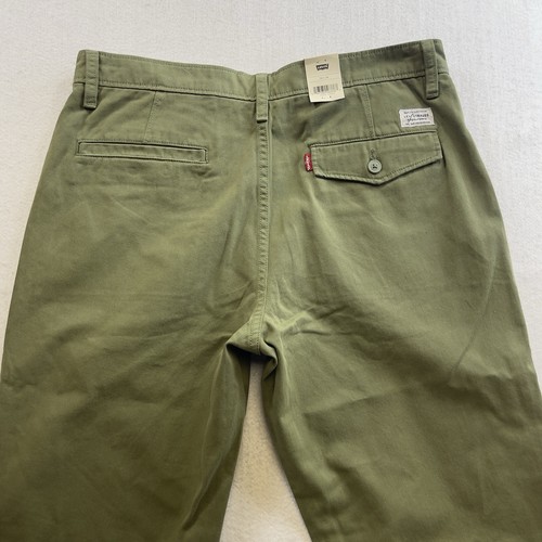 Levi's XX Chino Authentic Pants Men's 32x34 Green Preppy Relaxed Straight Leg - Picture 9 of 14
