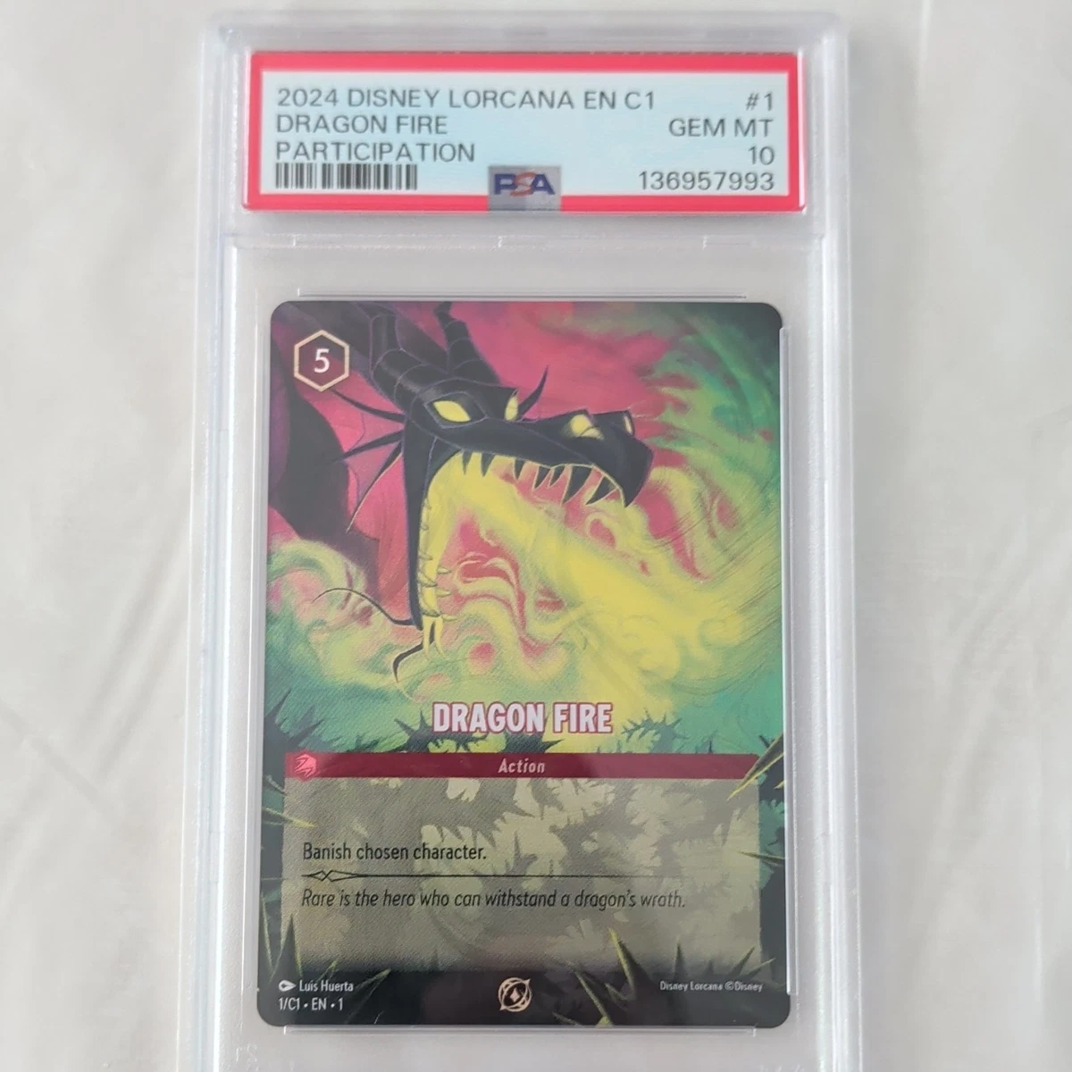 Dragon Fire 1 Disney Lorcana Promo Cards for sale | eBay