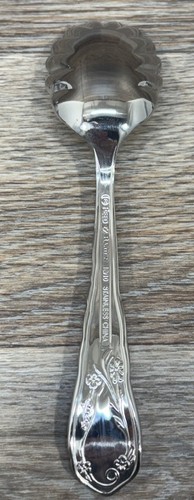 6 Stück Reed Barton FLORA Edelstahl Servier Set Löffel Gabel Schöpfkelle Butter Zucker - Bild 6 von 19