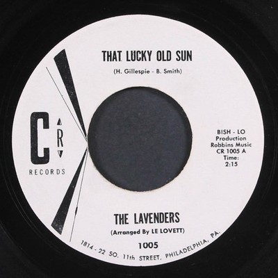 LAVENDERS: that lucky old soon / cool it down CR 7'' Single 45 RPM